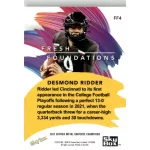 2022-23 Skybox Metal Universe Champions Fresh Foundation #FF4 Desmond Ridder