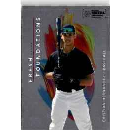   2022-23 Skybox Metal Universe Champions Fresh Foundation #FF41 Cristian Hernandez