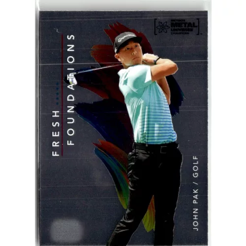 2022-23 Skybox Metal Universe Champions Fresh Foundation #FF44 John Pak