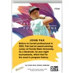 2022-23 Skybox Metal Universe Champions Fresh Foundation #FF44 John Pak