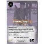 2021-22 Metal Universe Champions Skybox Premium '97-98 Retro Star Rubies Autographs  #RS-3 Roberto Campos