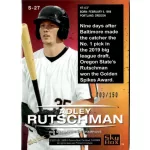 2021-22 Metal Universe Champions Skybox Premium Star Topaz  #S-27 Adley Rutschman 003/150