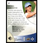 2014-15 SP Authentic Sapphire #27 Annika Sorenstam
