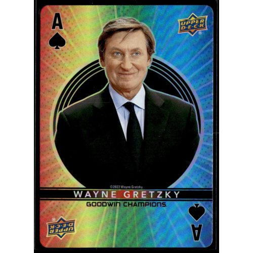 2022-23 Upper Deck Goodwin Champions Playing Cards Aces #AS Wayne Gretzky 