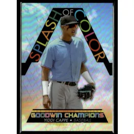   2022-23 Upper Deck Goodwin Champions Splash of Color Platinum Sky #SCP31 Yiddi Cappe 05/99