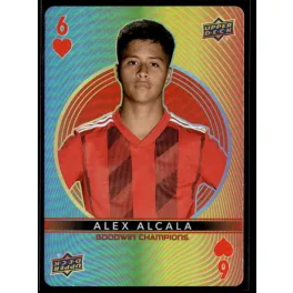   2022-23 Upper Deck Goodwin Champions Playing Cards #6H Alex Alcala