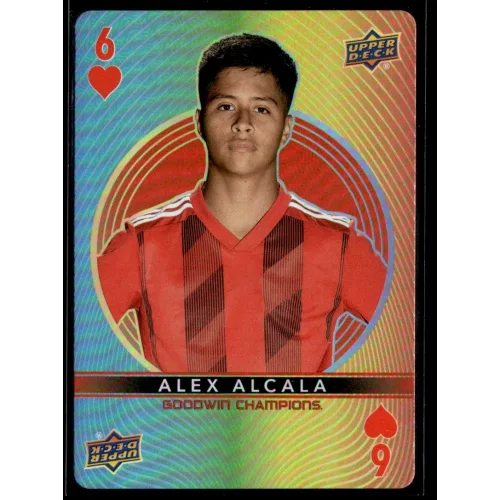 2022-23 Upper Deck Goodwin Champions Playing Cards #6H Alex Alcala