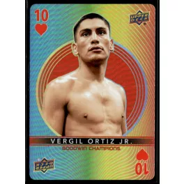   2022-23 Upper Deck Goodwin Champions Playing Cards #10H Vergil Ortiz Jr.