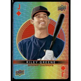   2022-23 Upper Deck Goodwin Champions Playing Cards #JD Riley Greene