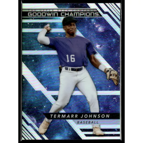 2022-23 Upper Deck Goodwin Champions Platinum High Series Cosmic #GPTE Termarr Johnson 121/199