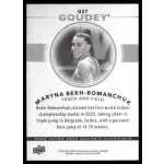 2022-23 Upper Deck Goodwin Champions Goudey #G27 Maryna Bekh-Romanchuk