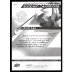 2022-23 Upper Deck Goodwin Champions  #23 John Pak