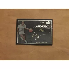 2013-14 UD Black Logo Signatures #LSKA Kenny Anderson