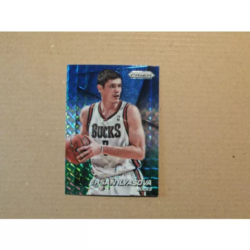 2014-15 Panini Prizm Prizms Blue and Green Mosaic #33 Ersan Ilyasova