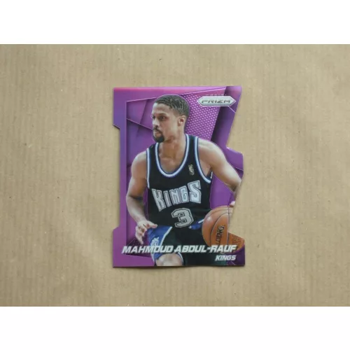 2014-15 Panini Prizm Prizms Purple Die Cut #185 Mahmoud Abdul-Rauf
