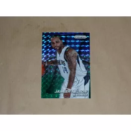   2014-15 Panini Prizm Prizms Blue and Green Mosaic #15 Jameer Nelson