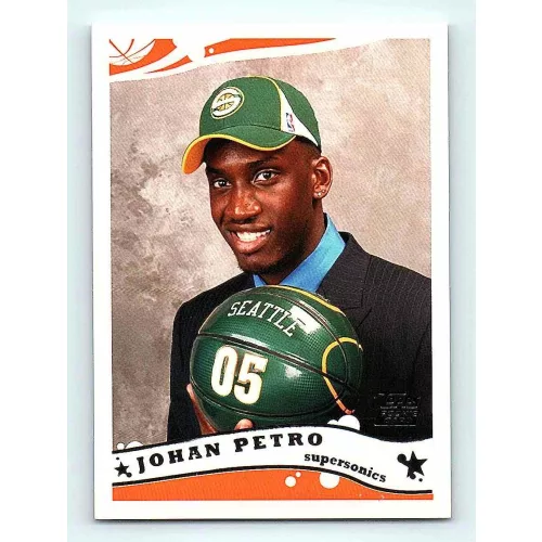 2005-06 Topps Basketball Base #245 Johan Petro RC