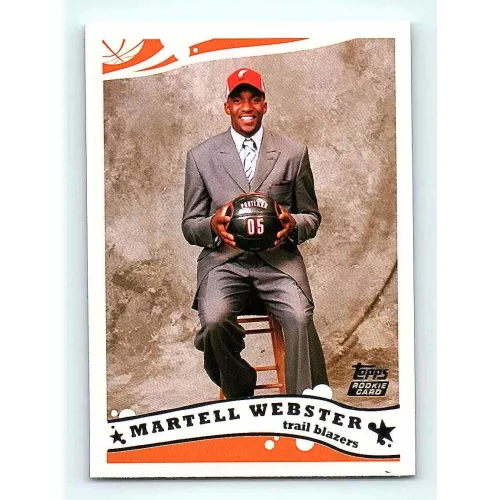 2005-06 Topps Basketball Base #226 Martell Webster RC