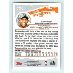 2005-06 Topps Basketball Base #234 Rashad McCants RC