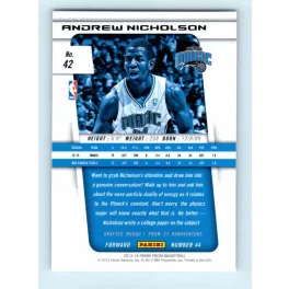 2013-14 Panini Prizm Base #42 Andrew Nicholson