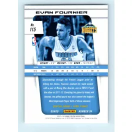 2013-14 Panini Prizm Base #115 Evan Fournier