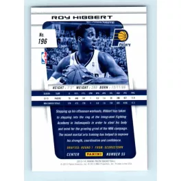 2013-14 Panini Prizm Base #196 Roy Hibbert