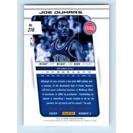 2013-14 Panini Prizm Base #216 Joe Dummars