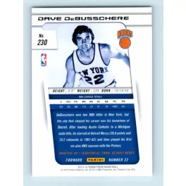 2013-14 Panini Prizm Base #230 Dave DeBusschere
