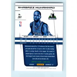 2013-14 Panini Prizm Base #261 Shabazz Muhammad RC