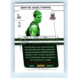 2013-14 Panini Prizm Base #268 Nate Wolters RC