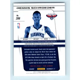 2013-14 Panini Prizm Base #286 Dennis Schroeder RC