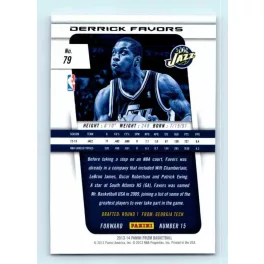 2013-14 Panini Prizm Base #79 Darrick Favors