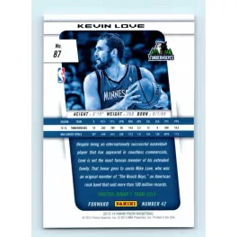 2013-14 Panini Prizm Base #87 Kevin Love