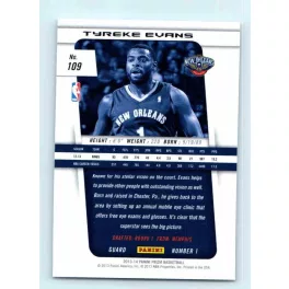2013-14 Panini Prizm Base #109 Tyreke Evans