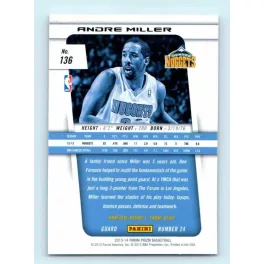2013-14 Panini Prizm Base #136 Andre Miller