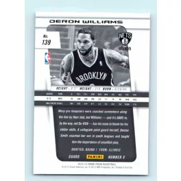 2013-14 Panini Prizm Base #139 Deron Williams