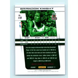 2013-14 Panini Prizm Base #170 Brandon Knight