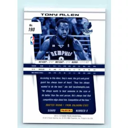 2013-14 Panini Prizm Base #190 Tony Allen