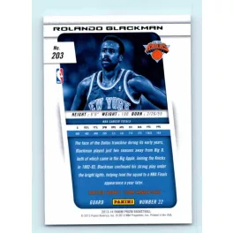 2013-14 Panini Prizm Base #203 Rolando Blackman