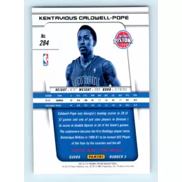 2013-14 Panini Prizm Base #284 Kentavious Caldwell-Pope RC