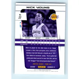 2013-14 Panini Prizm Base #22 Nick Young
