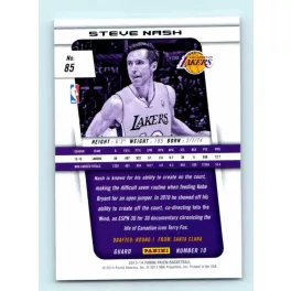 2013-14 Panini Prizm Base #85 Steve Nash