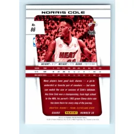 2013-14 Panini Prizm Base #86 Norris Cole