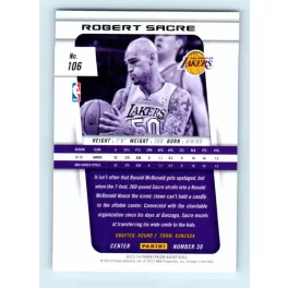 2013-14 Panini Prizm Base #106 Robert Sacre