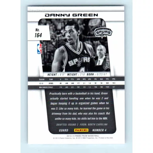 2013-14 Panini Prizm Base #164 Danny Green
