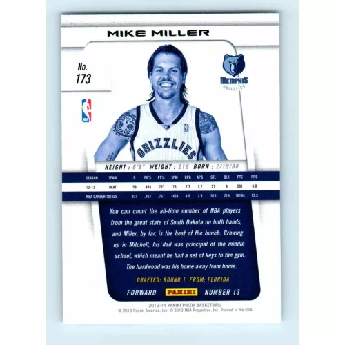 2013-14 Panini Prizm Base #173 Mike Miller