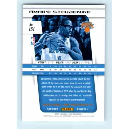 2013-14 Panini Prizm Base #151 Amar'e Stoudemire
