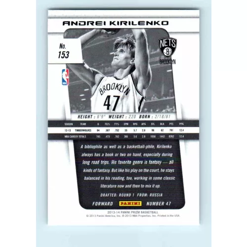 2013-14 Panini Prizm Base #153 Andrei Kirilenko