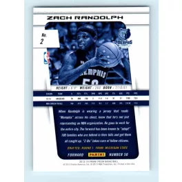 2013-14 Panini Prizm Base #2 Zach Randolph