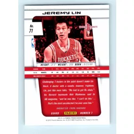2013-14 Panini Prizm Base #71 Jeremy Lin